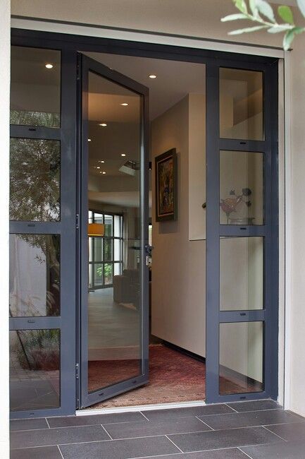 Aluminum doors