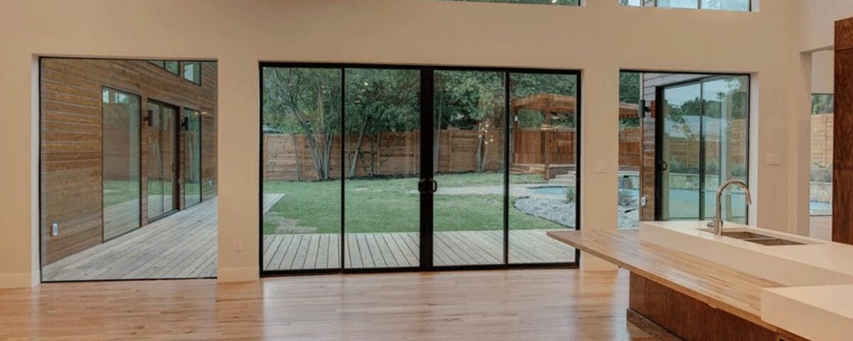 Aluminum doors